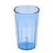 Cambro NT14401 Newport 14-oz Fluted Tumbler, Slate Blue SAN Plastic, 3-1/8" Top, Sani-Rim Lip 1 image