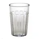 Cambro NT8152 8-Oz Clear Fluted SAN Tumbler, 2-11/16" Top Diameter, Dishwasher Safe Plastic 1 image