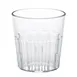 Cambro NT9152 Newport Tumbler - 9.3 oz Clear Fluted SAN Plastic 3-1/4" Top Diameter Dishwasher Safe 1 image