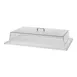 Cambro RD1826CW135 Clear Poly Cover Lift‑Off 26.5"W x 18.9"D x 6.25"H Fits 18" x 26" Trays USA 1 image
