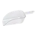 Cambro SCP64CW135 Ice Scoop – 64 oz Clear Polycarbonate Utility Scoop, Flat Bottom, NSF 1 image