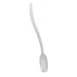 Cambro SPO10CW148 - 10" Buffet Spoon, 3/4 oz, White Polycarbonate, Hanging Hole, NSF 1 image
