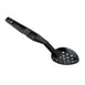 Cambro SPOP11CW110 - 11" Black Poly Spoon, Perforated, Notched, Dishwasher Safe, NSF 1 image