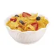 Cambro SRB13CW148 Swirl Bowl, 13 Oz 5-Inch White Polycarbonate, 5" Dia, 13 oz Capacity - 24/Case 1 image