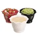 Cambro SRB5CW148 Swirl Plastic Soup Salad Bowl, 5 oz (3 in) White Camwear® Polycarbonate, - 24/Case 2 image