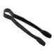 Cambro TG9110 Plastic Serving Tongs, 9" Black, Heat‑Resistant -40°F to 212°F, NSF, Dishwasher Safe 1 image