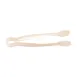 Cambro TG9148 - Lugano Plastic Serving Tongs 9" White Heat-Resist -40°F-212°F NSF Dish-Safe USA 1 image