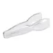 Cambro TGG6135 Lugano Serving Tongs, 6-9/16" Clear PC, 3‑6" -40°F to 210°F, Dishwasher Safe, NSF 1 image