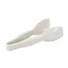 Cambro TGG6148 Plastic Serving Tongs, 6-9/16" White Lugano Heat-Resistant, Dishwasher-Safe, NSF 1 image