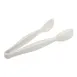 Cambro TGG9148 Serving Tongs, 9.5" White, Easy-Grasp, Heat-Resist -40°F-212°F, Dishwasher-Safe, NSF 1 image