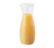 Cambro WW500135 - 1/2 L (13-23 oz) Plastic Decanter, 7-7/8" H, Spill-Proof, NSF, Made in USA 1 image