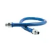 Dormont 16100BPV36BXFT 36" Blue Hose Food Truck Grade Gas Connector Kit w/ (2) Elbows, 1" Dia. 2 image