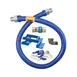 Dormont 1650BPQR36PS SnapFast 36" Moveable Gas Connector Kit w/ Elbow, Safety Set, 1/2" Diameter 1 image