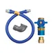 Dormont 1675BPCF24 Safety Quik 24" Gas Connector Kit w/ Elbow, 3/4" Diameter 1 image