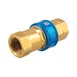 Dormont A125R 1-1/4" (32 mm) SnapFast™ QD Push Inlet Water Connector, Brass Finish 2 image