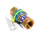 Dormont A75 3/4" (19mm) SnapFast™ QD Brass Water Appliance Connector, Push Inlet Connection Type 3 image