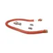 Dormont H100BIP2Q60 60" Safety System Steam Connector Hose with Quick Disconnect, 1" Diameter 1 image