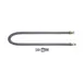 Dormont W100BP2Q48 Hi-Psi® Water Connector Hose, 1" Dia. x 48" L / S. Steel Braided Exterior - Gray 1 image