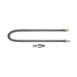 Dormont W37BP2Q72 Hi-Psi® Water Connector Hose, 3/8" Dia. x 72" L / Covered with S. Steel Braid  1 image