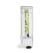 Cal-Mil 1112-5AINF Square Acrylic 5‑Gallon Beverage Dispenser, 9"W x 11½"D x 29¼"H, Plastic Base 1 image