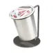 Cal-Mil 1226-13-SOLID Wire Utensil Holder, 6x6x6, Single Compartment, Black Iron Ring Stand 1 image