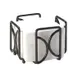 Cal-Mil 1243 Bar Napkin Holder, 5-1/2" x 4-1/2" Black Iron Square, Holds 5" Cocktail Napkins, BPA‑Free 1 image