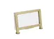 Cal-Mil 1262-90 Card Holder, 3.5" X 2"H, Clear Acrylic With Iron Frame, Gold Finish 1 image