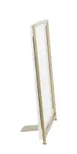 Cal-Mil 1264-90 Sign Holder, 8-1/2" X 11"H, Clear Acrylic With Iron Frame, Gold Finish 2 image