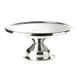 Cal-Mil 1308 - 12" Diameter Stainless Steel Cake Stand, 7" Height, 12" Dia x 7" H, Polished Finish 1 image