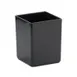 Cal-Mil 1391-13M Square Salad Bar Crock, 5" W x 5" D x 6" H, Black Melamine, Cater Choice Box 1 image