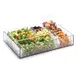 Cal-Mil 1398-12 Clear PETG Ice Display Housing, Rectangular 24" W, 32" D, 4-1/4" H, BPA‑Free 1 image