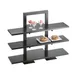 Cal-Mil 1464-13 Riser Frame Only, 18.25"W X 11"D X 25"H, 3-Tier, Rectangular 1 image