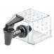 Cal-Mil 148-FILTER Pulp Filter, 2-1/4"W x 2-1/4"D, black spigot 1 image