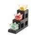 Cal-Mil 1486-96 Midnight Bamboo Jar Display, 5"W X 14"D X 13"H, 3 Step Design (3) 4" X 4" Glass Jars 1 image