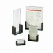 Cal-Mil 1510-46-96 Midnight Bamboo Menu/Card Holder, 4"W X 6"H, U-Frame, Acrylic Insert Base 1 image