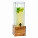 Cal-Mil 1527-3INF-99 Dispenser, 3-Gallon Acrylic Bowl Infuser, Pine Base, 8½" W x 8½" D x 26¾" H 1 image