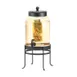 Cal-Mil 1580-2INF-13 Beverage Dispenser, 2‑Gallon Glass, Black, 10"W x 12"D x 20.5"H, Spigot 1 image