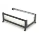 Cal-Mil 1588-33 Napkin Holder, 9.5x6.25x3.5 in, Holds 4x8 in Napkins, Black Frame, Glass, BPA‑Free 1 image