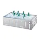 Cal-Mil 1603-12-55 Ice Housing 12½"W x 21"D x 6½"H Steel, Polycarbonate Pan, Geometric Cutouts 1 image