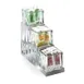 Cal-Mil 1604-55 Squared Jar Display, 4"W X 12"D X 10.5"H, Three Step (3) Glass Jars 1 image