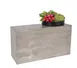 Cal-Mil 166-11-110 Aspen Riser, 7" X 20.5" X 11"H, Rectangular, Gray-Washed Pine Wood 1 image