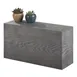 Cal-Mil 166-11-83 Ashwood Riser, 20"W x 7"D x 11"H Rectangular Oak, Gray Wash, BPA-Free 1 image
