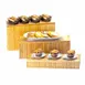 Cal-Mil 166-3-60 Display Tray/Riser, 20"W X 7"D X 3"H, Rectangle, Flip To Utilize As Deep Tray 1 image