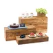 Cal-Mil 166-3-99 Madera Display Tray/Riser, 20.5"W X 7"D X 3.25"H, Rectangle 1 image