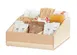 Cal-Mil 1714-71 Blonde Multi-Section Organizer, 12"W X 12"D X 5.5"H, Square, Solid Wood 1 image