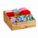 Cal-Mil 1714-99 Madera Multi-Section Organizer, 12"W X 12"D X 5.5"H (9) Compartments, Rustic Pine 1 image