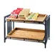 Cal-Mil 1722 Mission Merchandiser Frame Only, 23"W X 13"D X 15"H, Countertop, 2-Tier 1 image