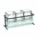 Cal-Mil 1806-5-13 Jar Caddy, 13.5"W X 5.5"D X 7"H (3) Glass Jars, Horizontal 1 image