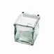 Cal-Mil 1807-N Notched Clear Lid, 4" Diameter, Stainless Steel Hinge, Clear - Condiment Holder 1 image