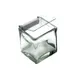 Cal-Mil 1807 Lid, Solid, Clear, Stainless Steel Hinge 1 image